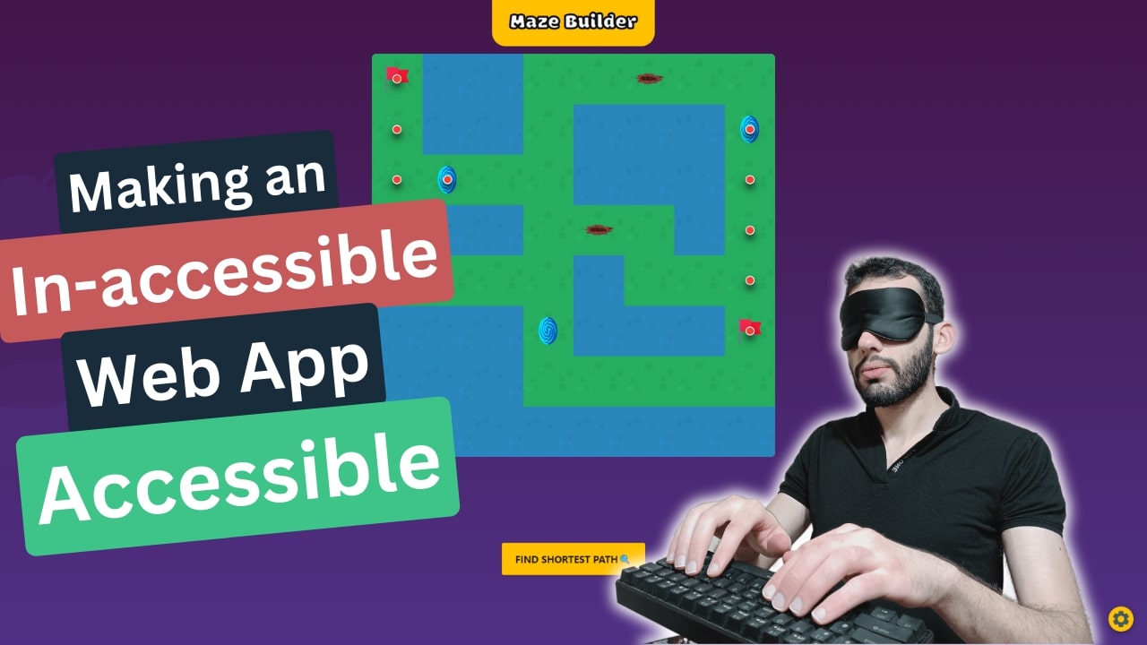 Video Tutorial - Making An In-accessible Web App Game Accessiblg